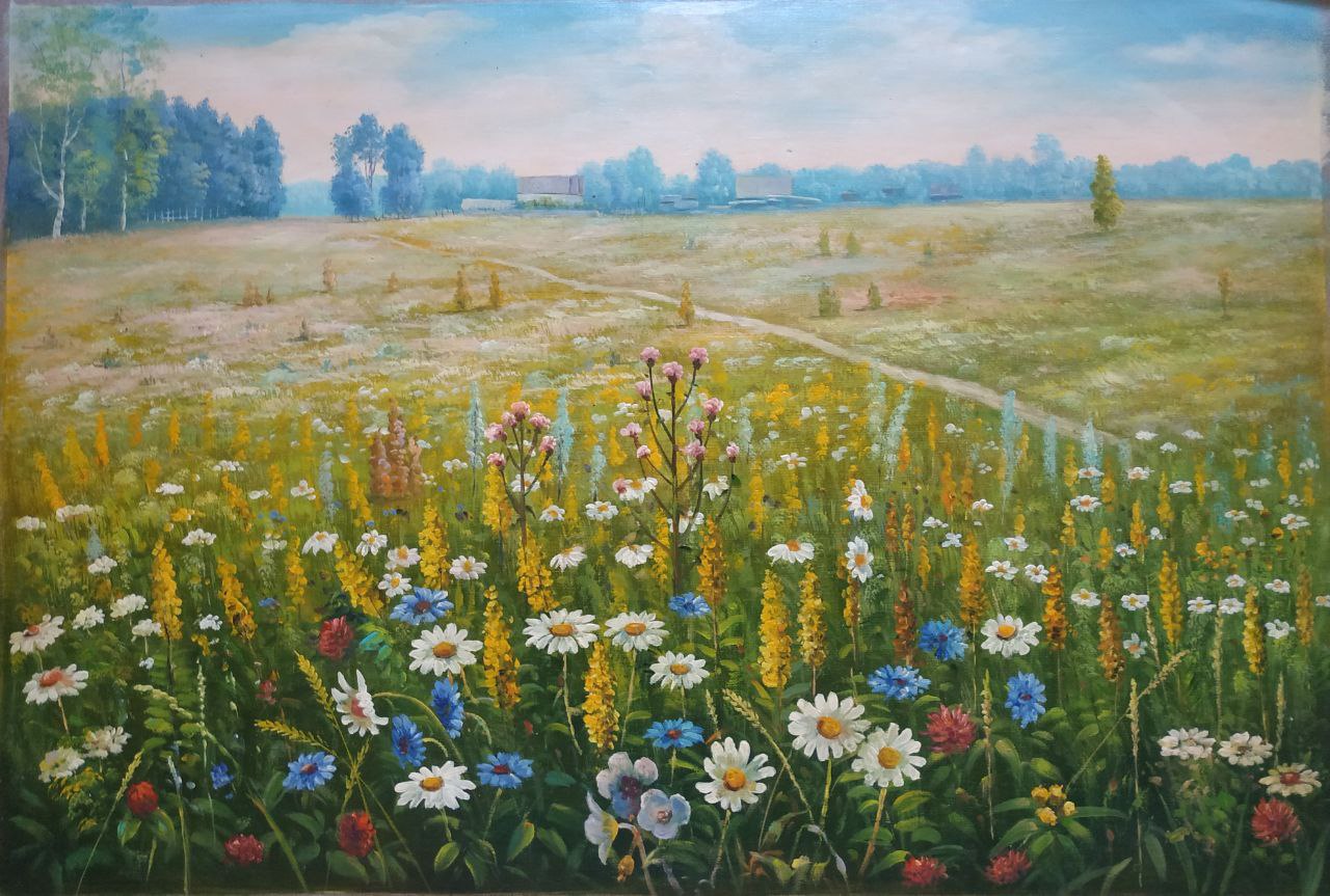 Картина маслом Тропинка 60х90